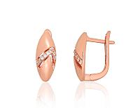 Sudraba auskari # 2204217(PAu-R)_CZ