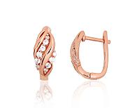 Sudraba auskari # 2204223(PAu-R)_CZ
