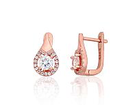 Sudraba auskari # 2204253(PAu-R)_CZ