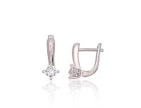 Sudraba auskari # 2204270(PRh-Gr)_CZ