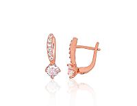 Sudraba auskari # 2204272(PAu-R)_CZ