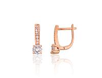 Sudraba auskari # 2204309(PAu-R)_CZ