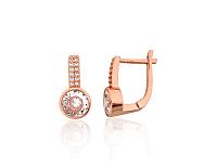 Sudraba auskari # 2204310(PAu-R)_CZ