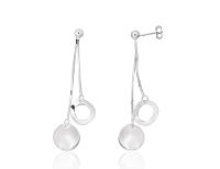 Серебряные серьги-пуссеты# 2204318