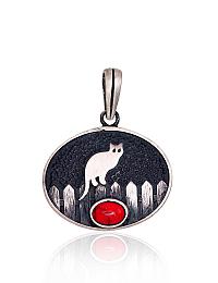 Sudraba kulons# 2301800(Matt+POx-MattBk)_COX