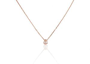 Silbernes Collier# 2500116(PAu-R)_CZ