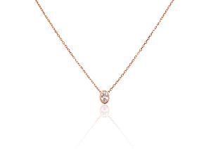 Silbernes Collier# 2500148(PAu-R)_CZ