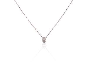 Silbernes Collier# 2500148(PRh-Gr)_CZ