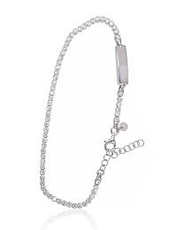 Silberne Armbänder# 2600449(PRh-Gr)_CZ